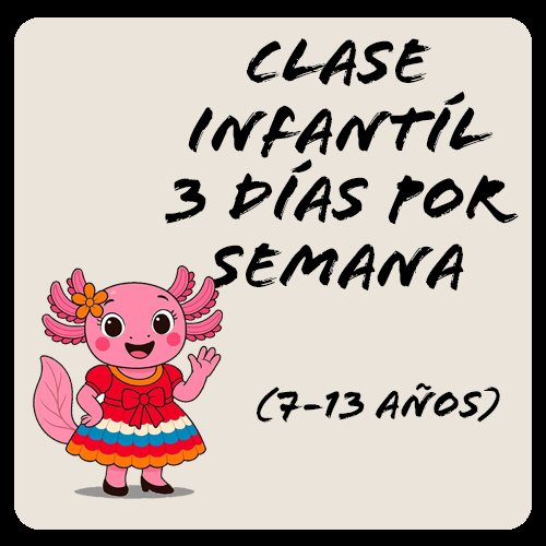 inscripción infantíl 3 días por semana